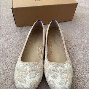 Rothy's Beige Floral Women's Flats